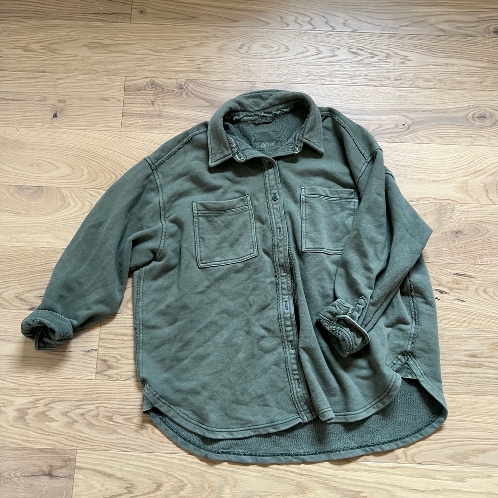 Aerie Button Up Fleece